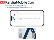 AliveCor KardiaMobile Card for iPhone and Android Free Express Post